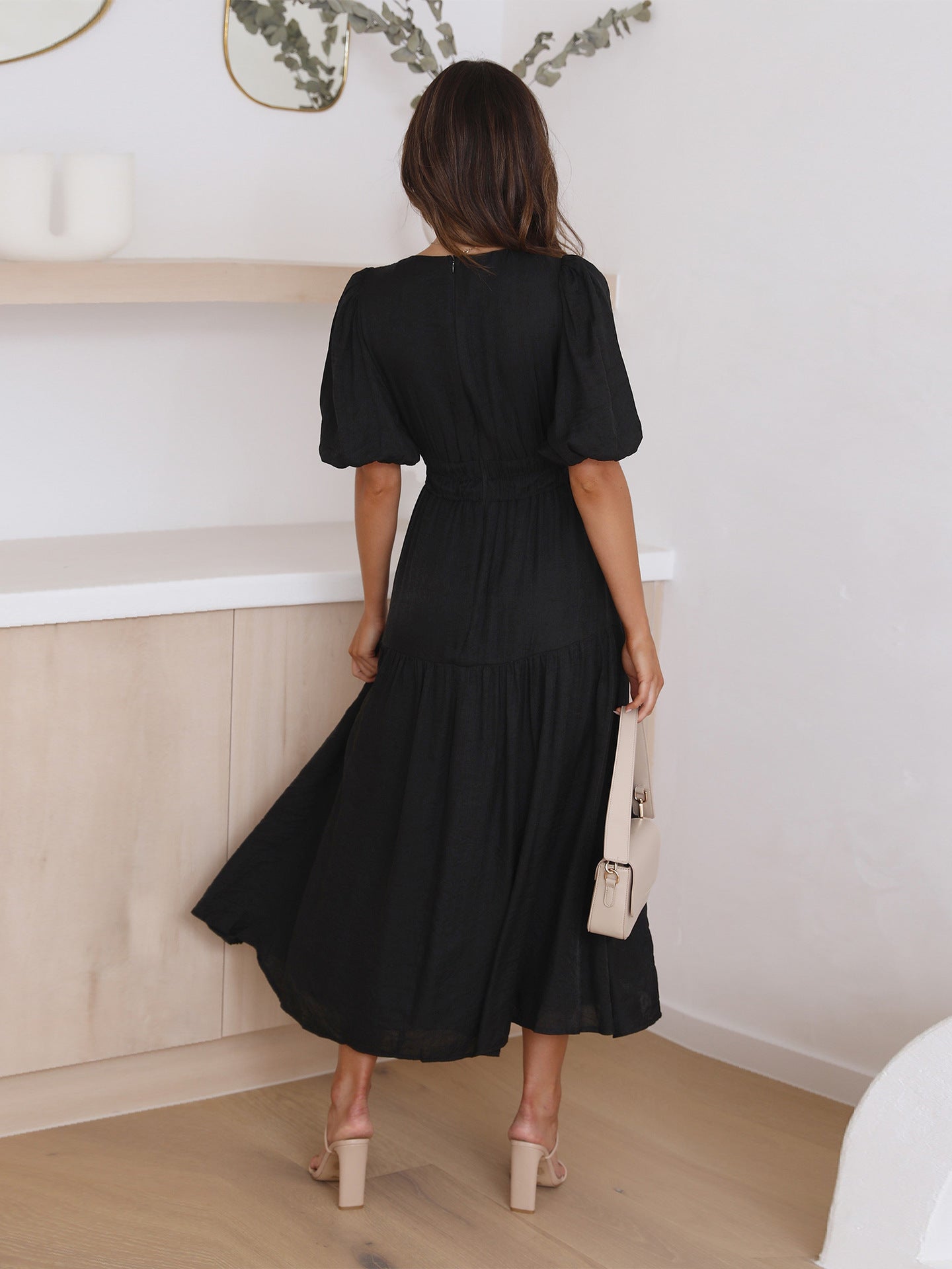 Bethany | Abito con Maniche a Palloncino