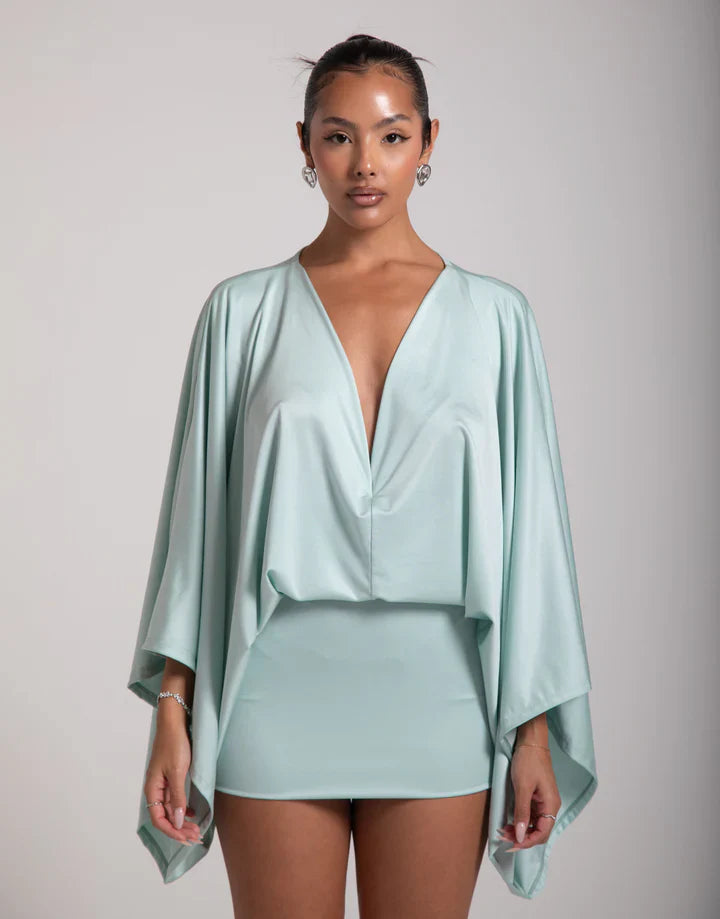Zia | Mini Vestito a maniche lunghe