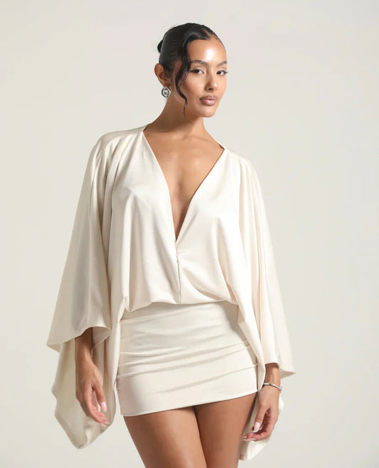 Zia | Mini Vestito a maniche lunghe