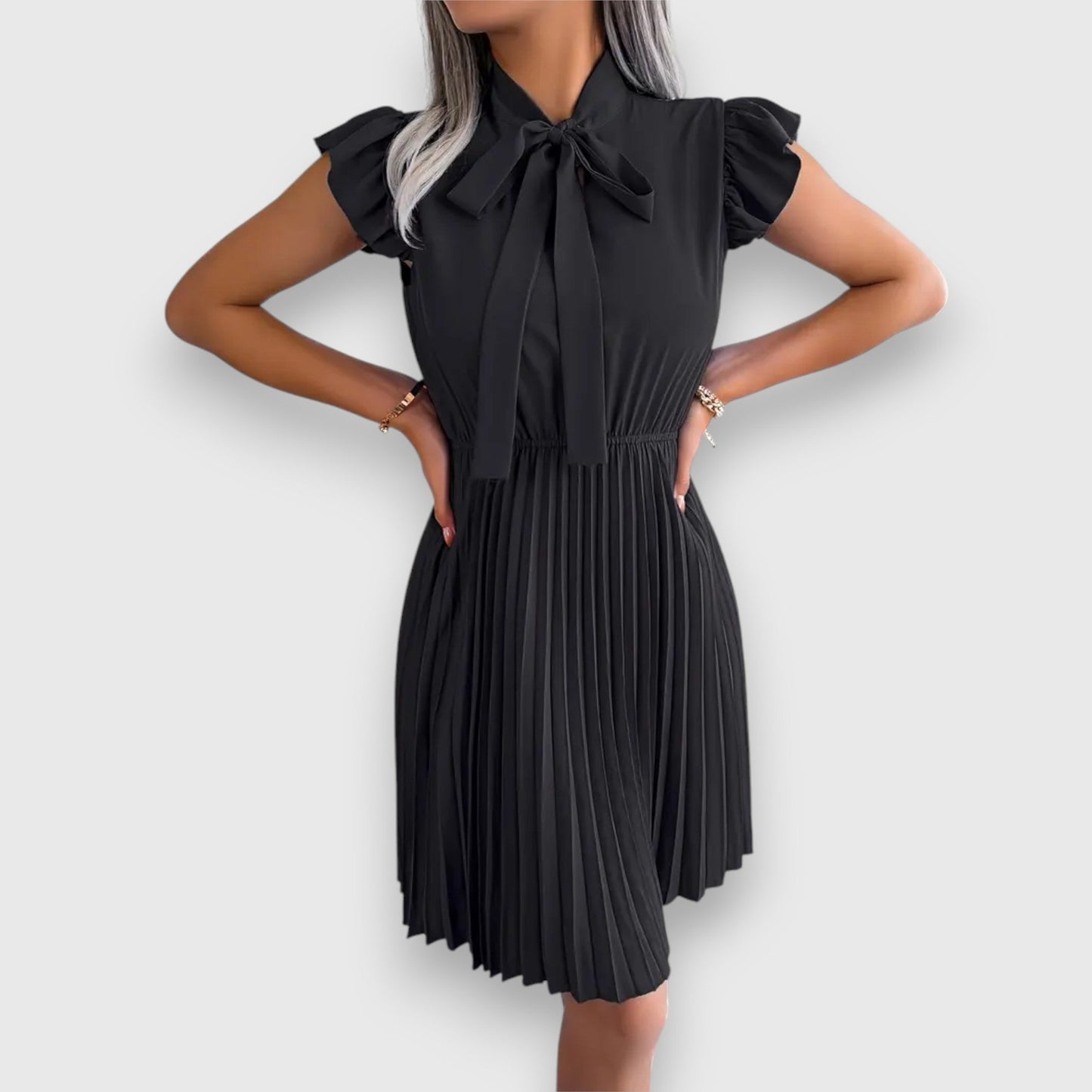 Diantte | Vestito midi plissettato
