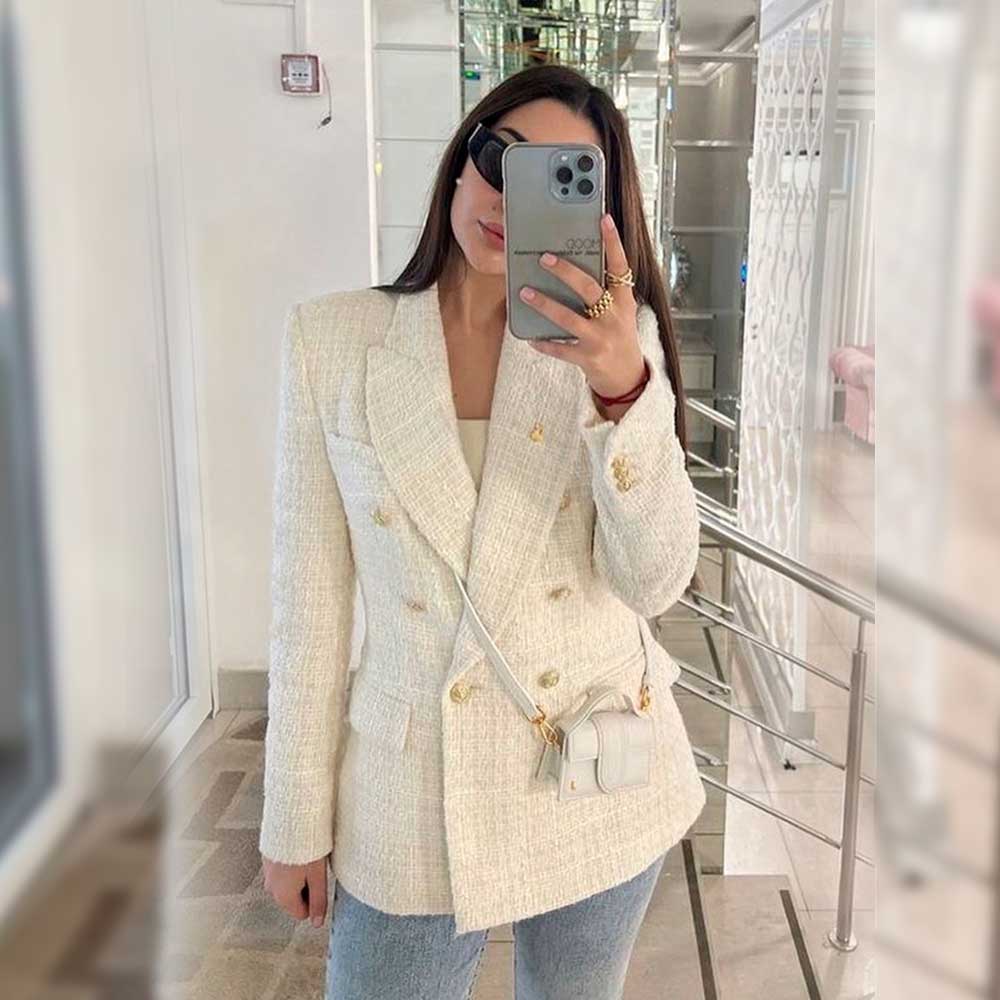 Beth | Elegante Blazer di Cucitura Fina