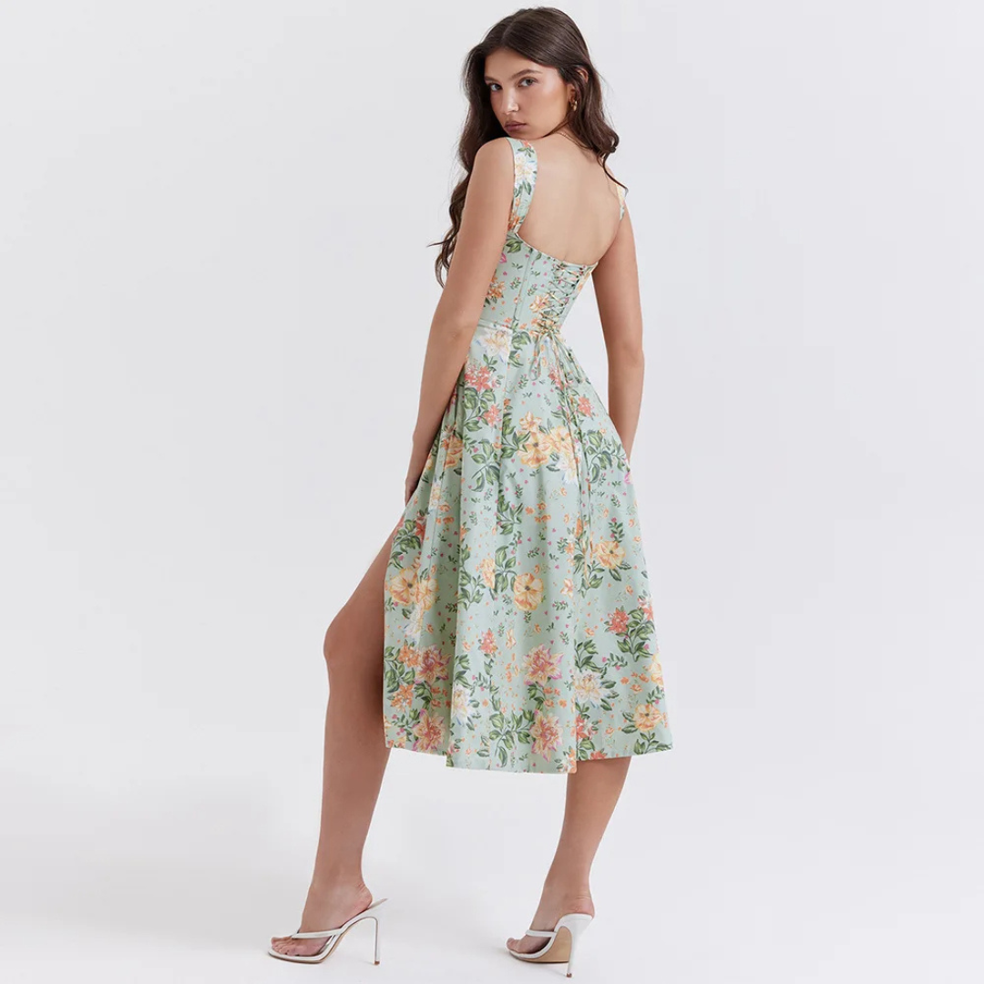 Cosima | Abito Midi Floreale Fantasioso