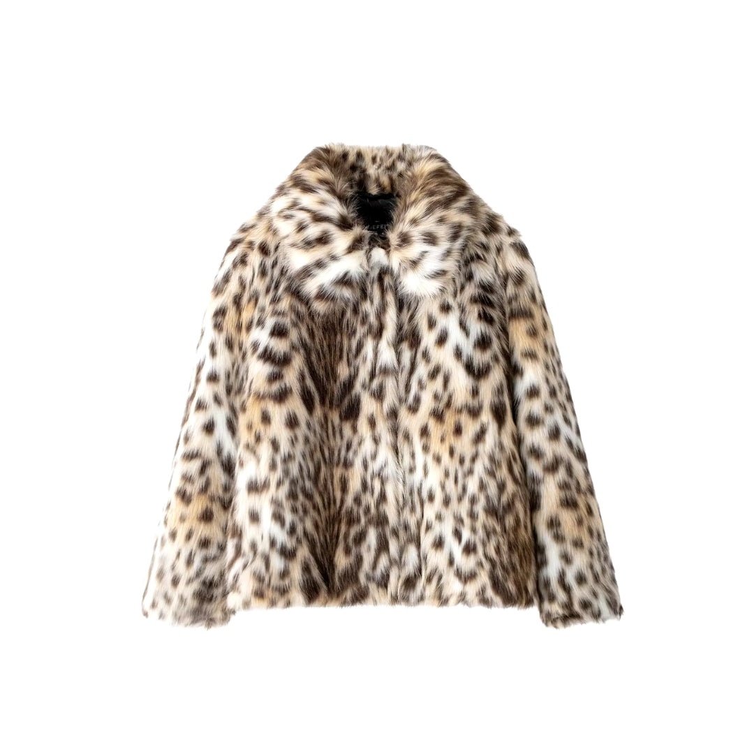 Becky™ | Giacca Leopardo in Ecopelle Corto