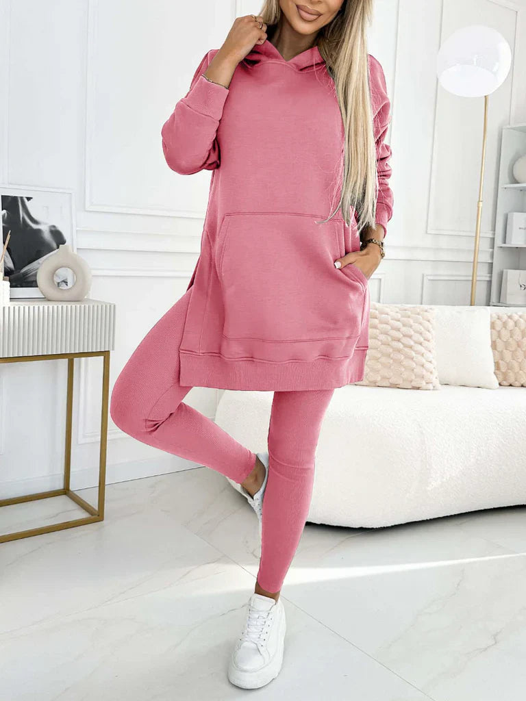 Heidi™ | Set casual a due pezzi: leggings e felpa