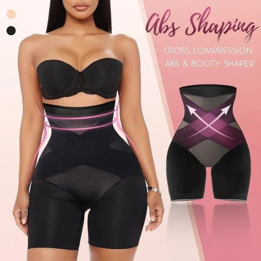 TummyCurve | Pantaloncini con controllo addominale incrociato