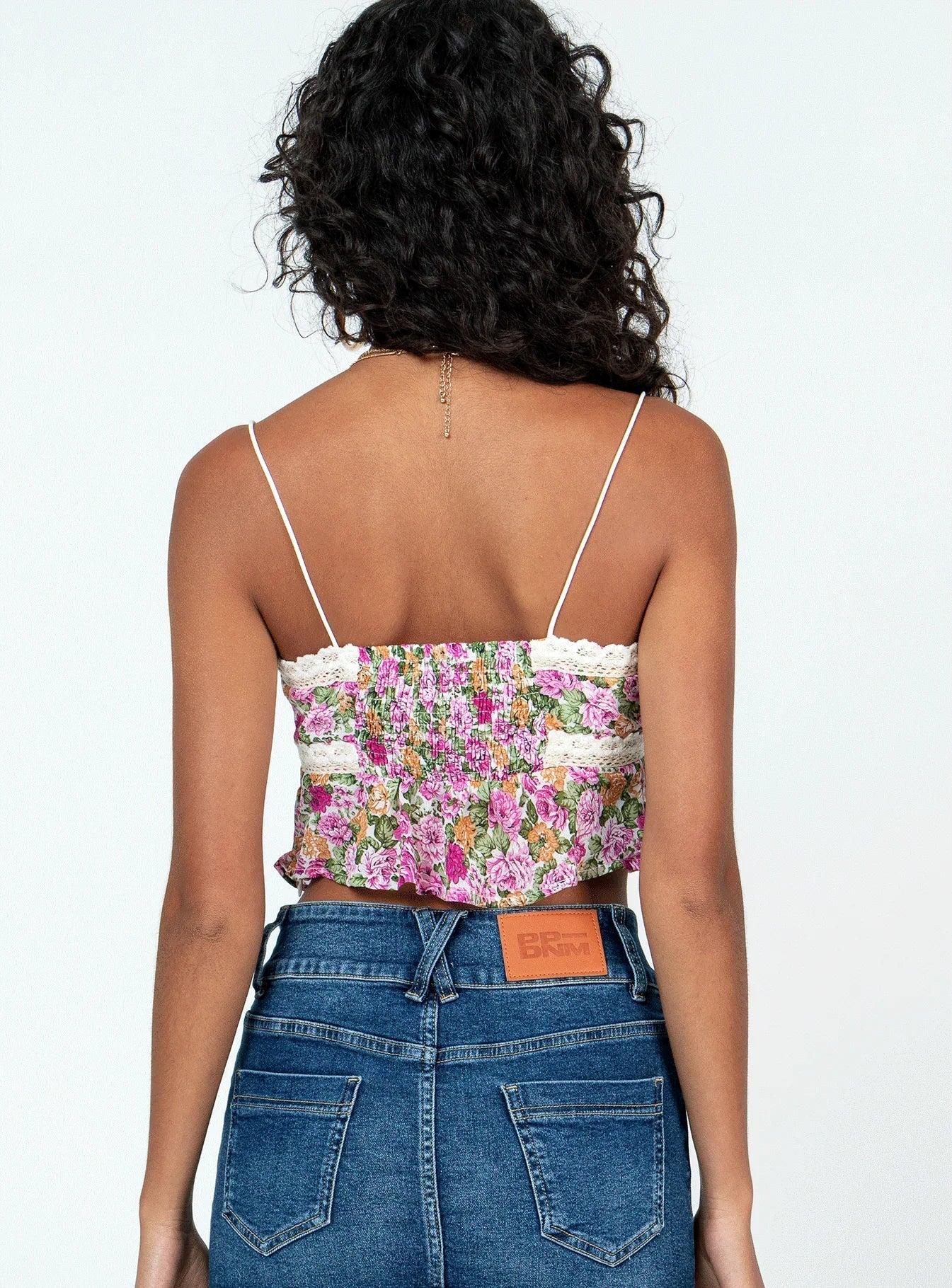Eglé | Blusa con Spalline e Stampa Floreale