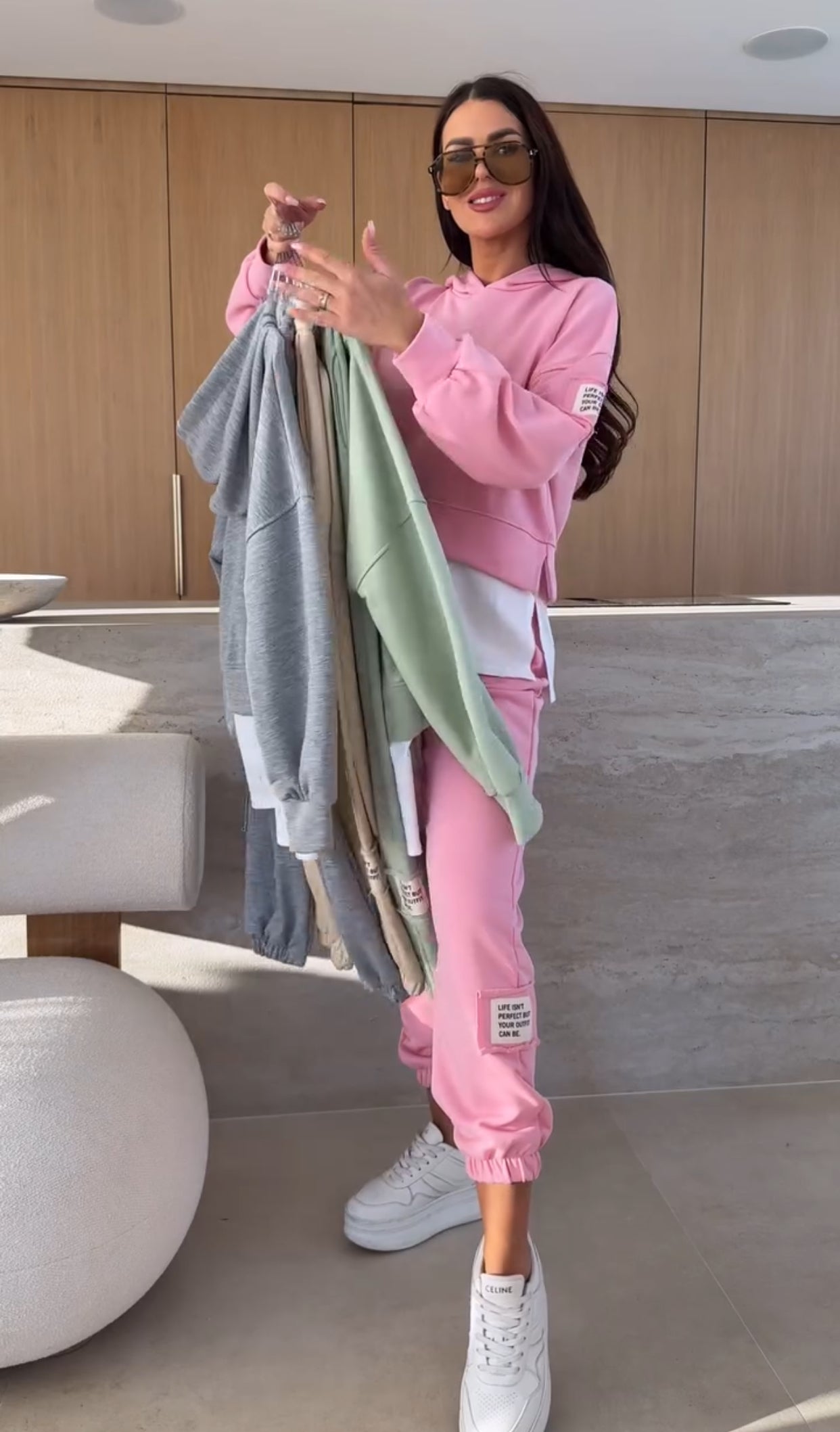 Alda™ | Set Felpa e Pantaloni Elasticizzati