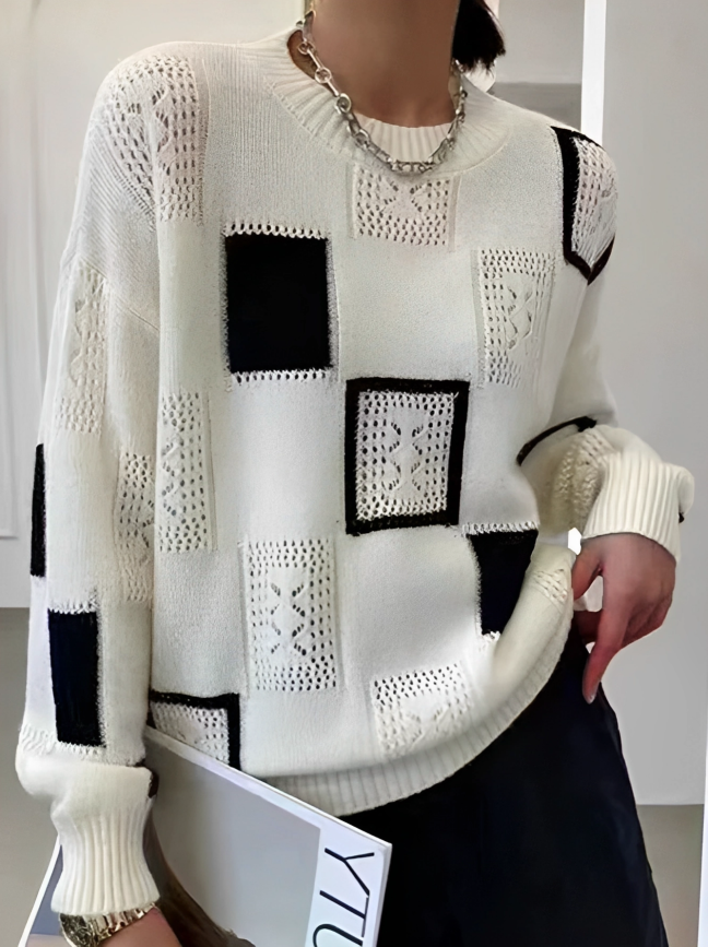 Carina ™ | Maglione a Collo Rotondo