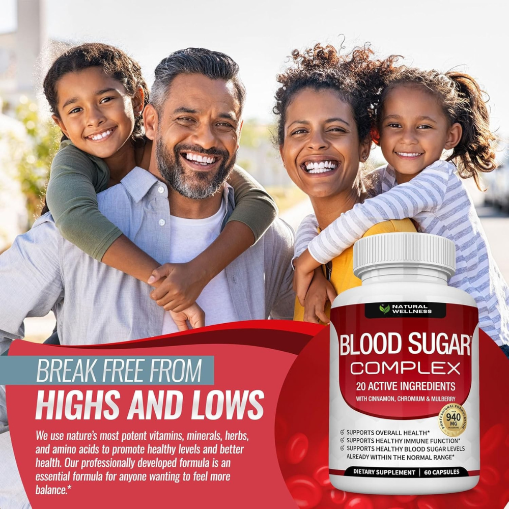 Blood Sugar | Complesso di 20 Vitamine e Minerali