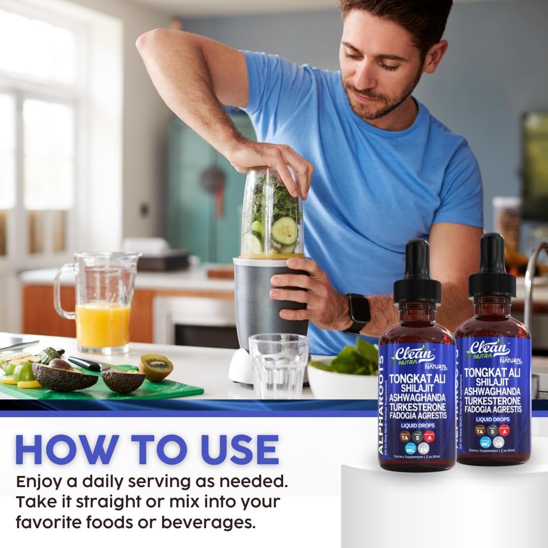 AlphaRoots | Gocce erbacee per aumentare l'energia, la vitalità e le prestazioni negli uomini