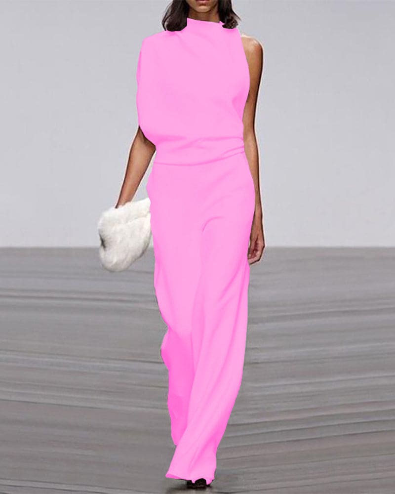 Kate | Elegante Tuta Alta con Collo