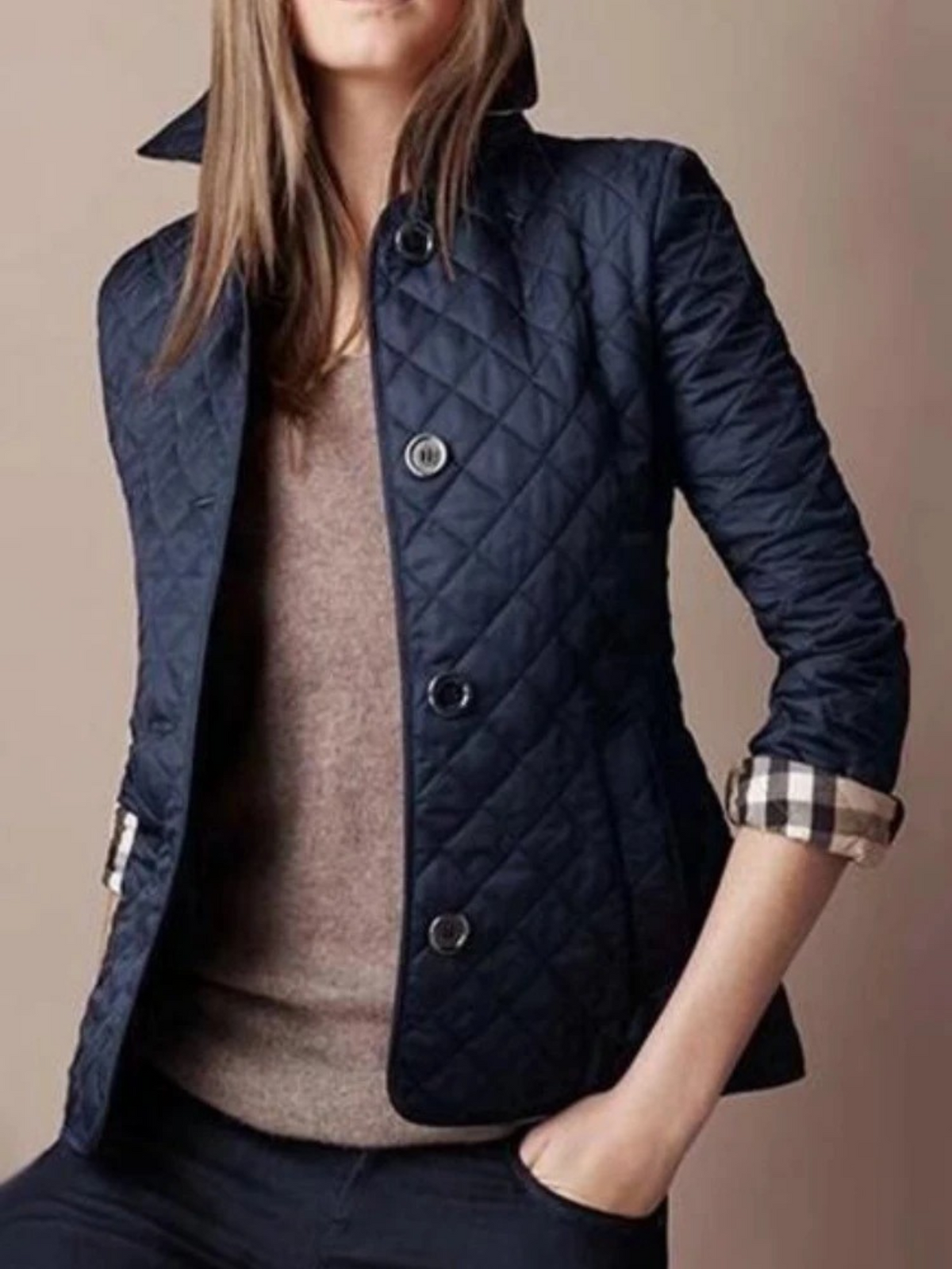 Women's Quilted Down Jacket, Zip-Up - view 5