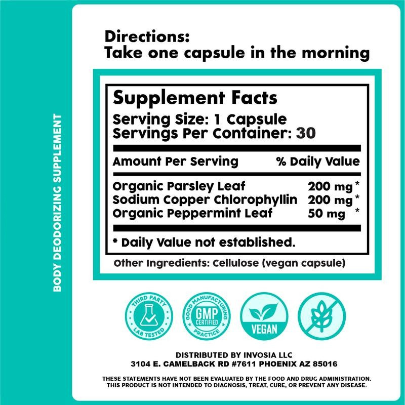 BodyFresh | Supplemento Deodorante per il Corpo Completo