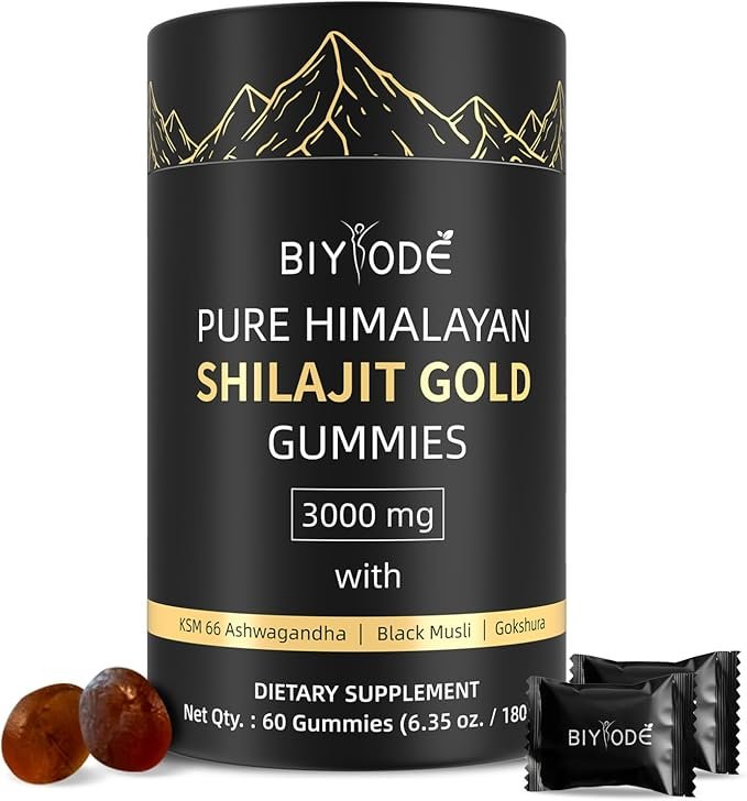 Shilajit Gummies | Gummy di Shilajit Puro Himalayano