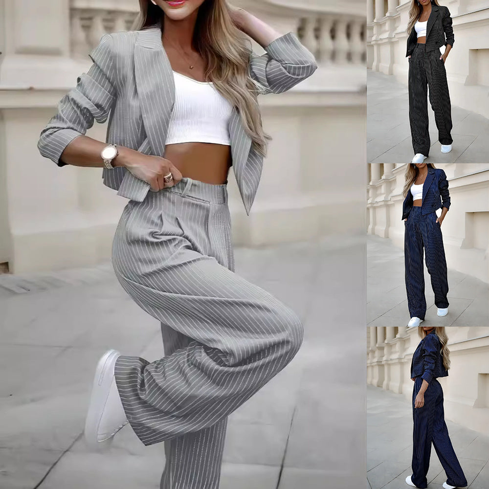 Flaviana | Completo a Righe per Donna