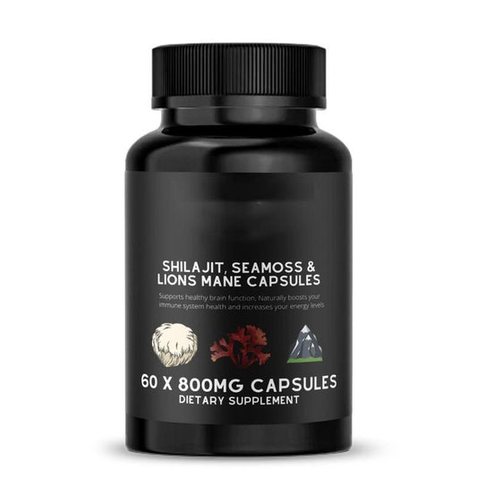 VitalMyst | Miscela Adattogena con Shilajit, Muschio Marino e Fungo Lion's Mane