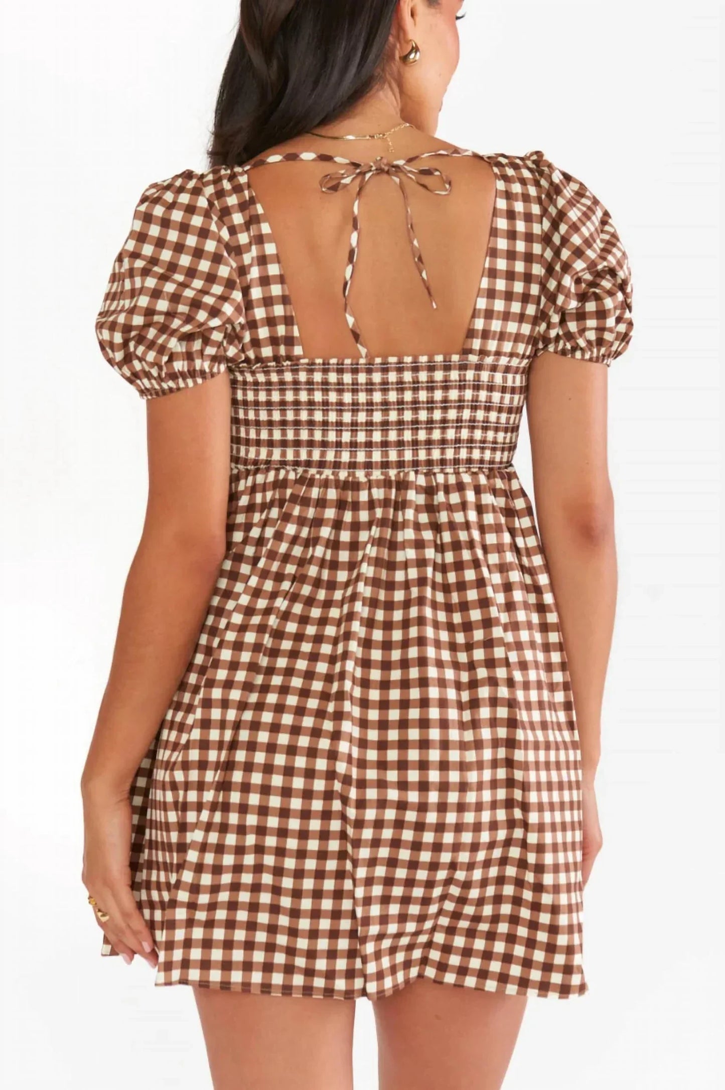 Prietta™ | Checkered Short Dress