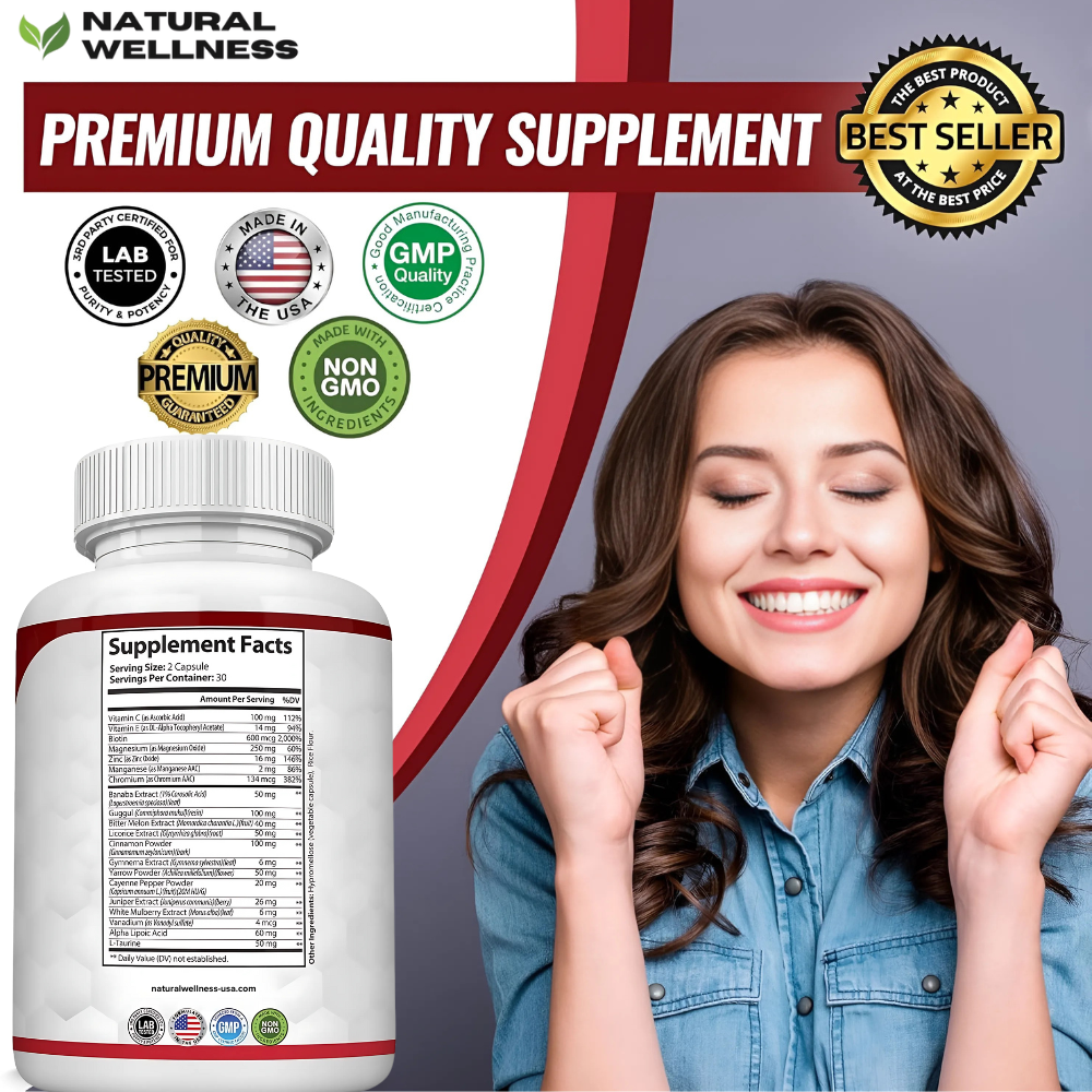 Blood Sugar | Complesso di 20 Vitamine e Minerali