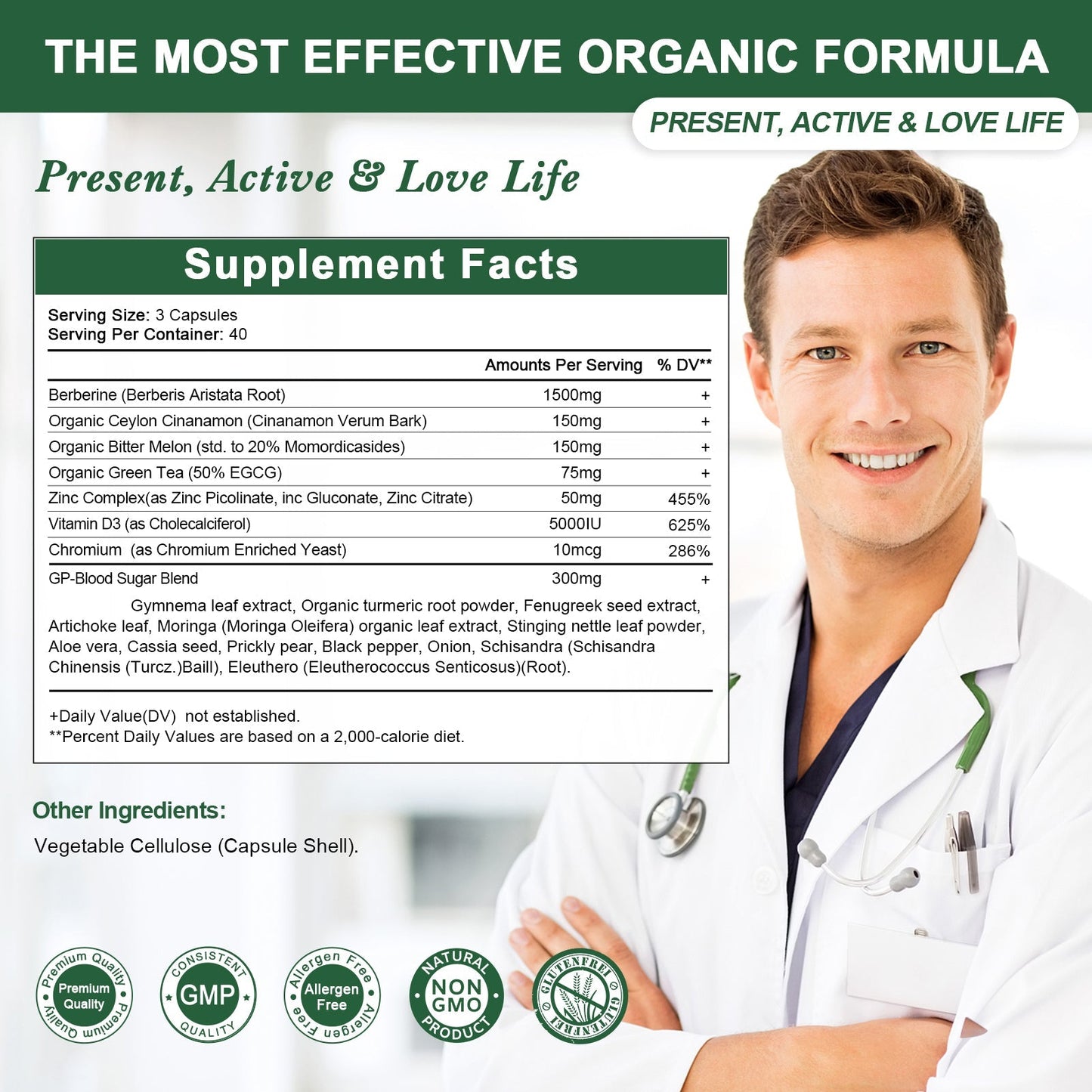 BerbaCore | Integratore di Berberina in Forma di Capsula