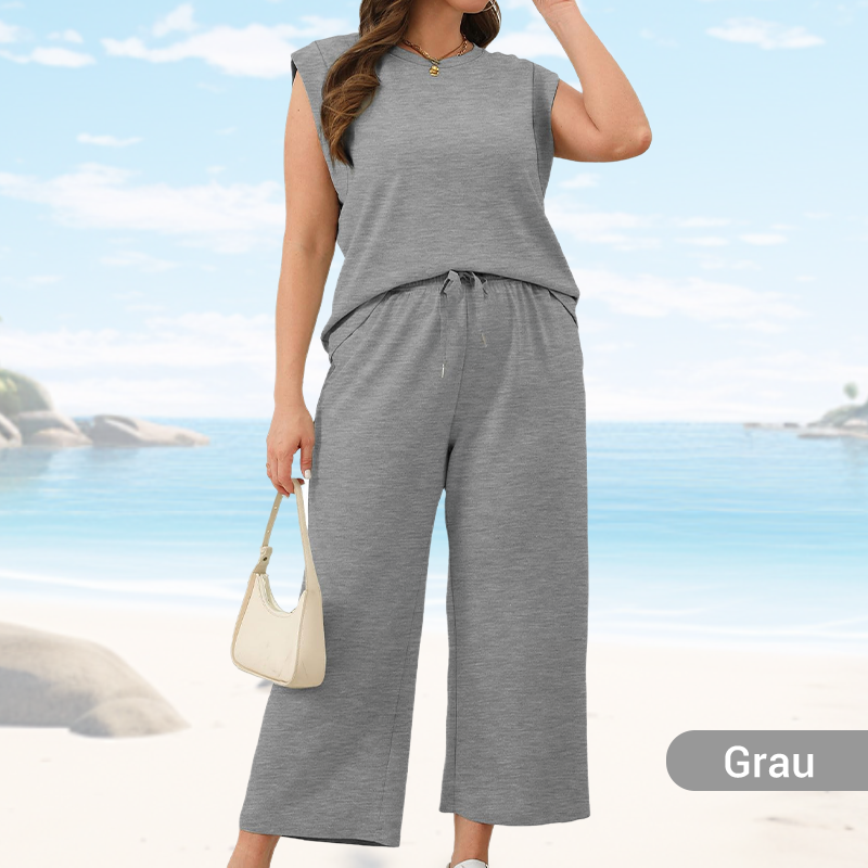 Lydie | Comodo set di pantaloni e top