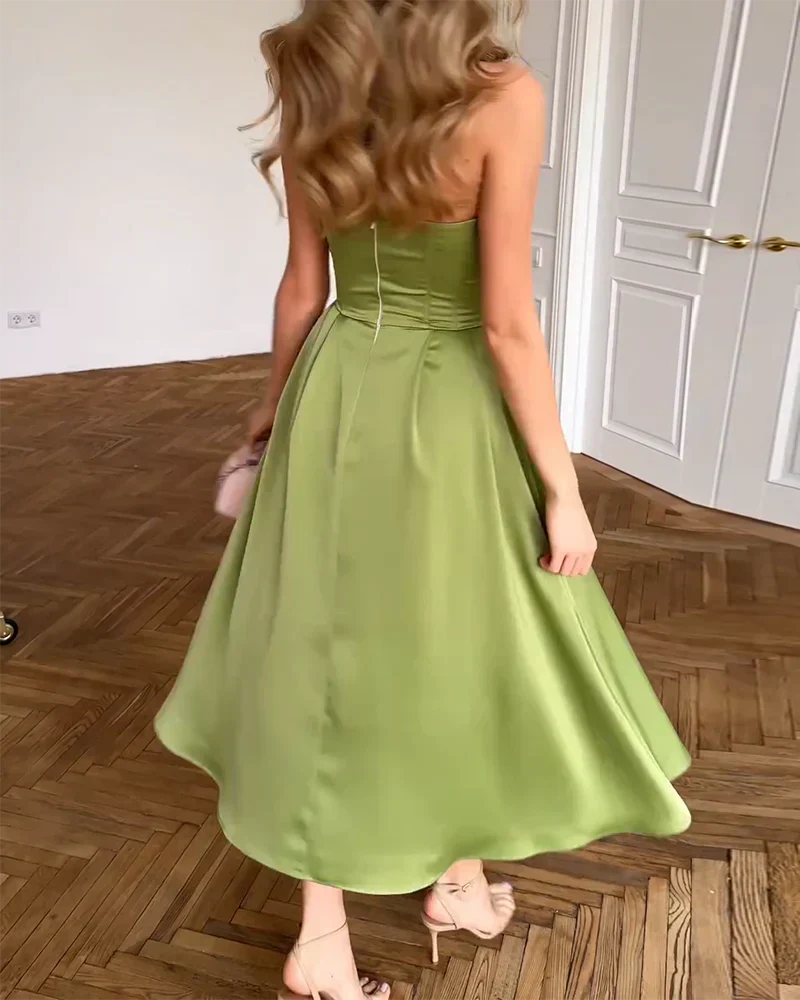 Sabrinna | Abito Elegante Senza Spalline