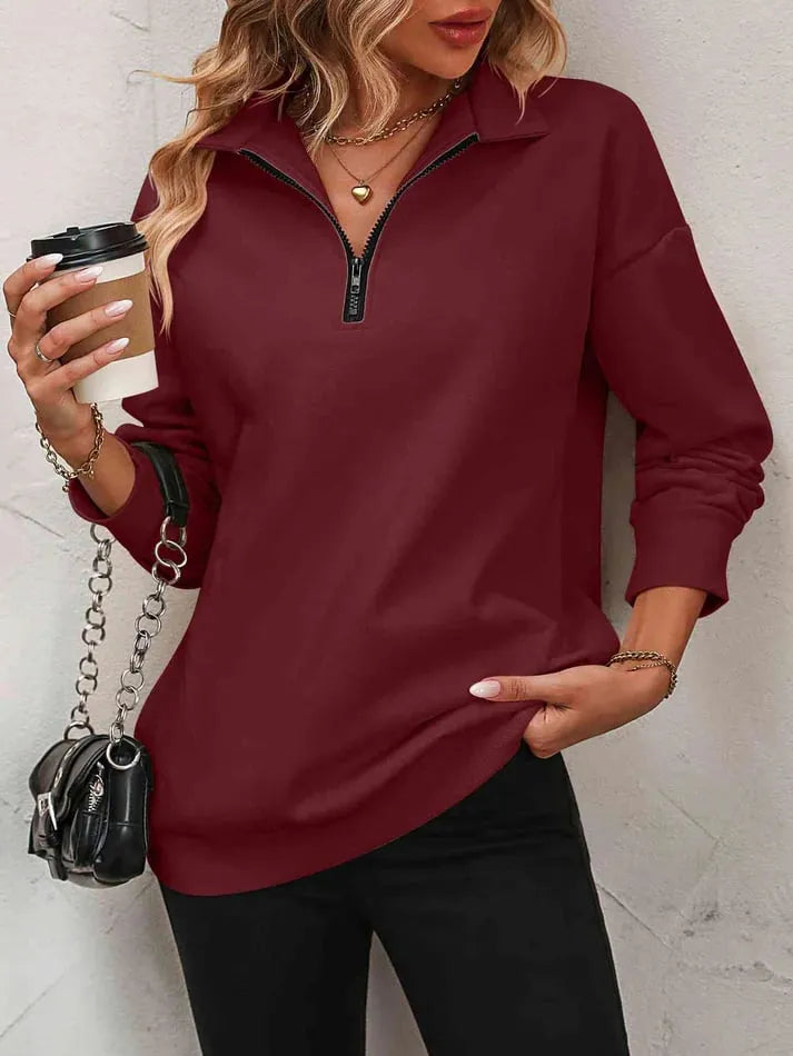 Olive™ | Maglione con Zip