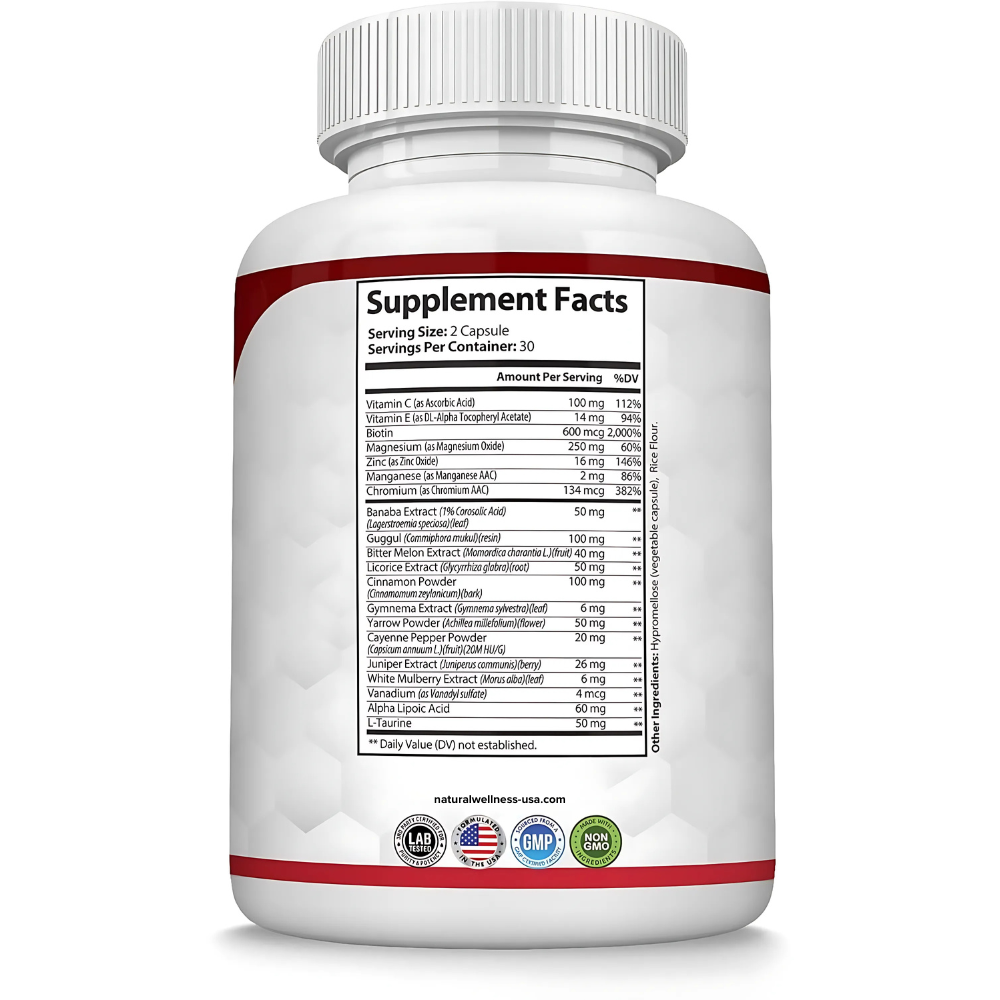 Blood Sugar | Complesso di 20 Vitamine e Minerali