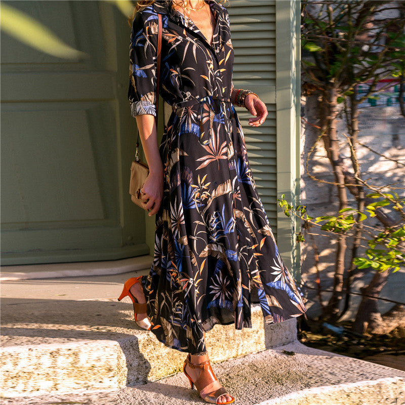 Roxana | Vestito Lungo Floreale