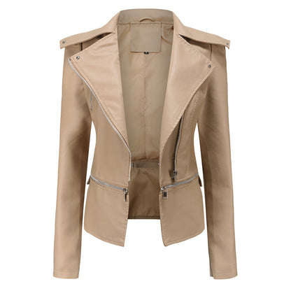Bruna | Elegant Leather Jacket