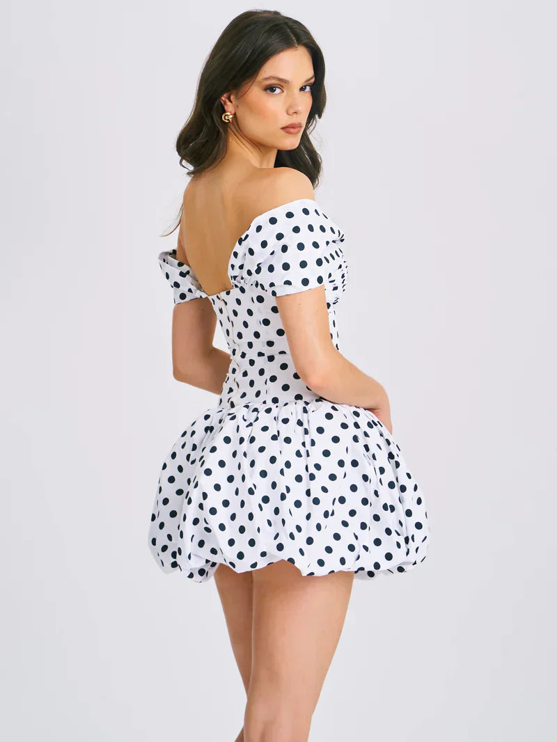 Palma | Mini Abito a Pois