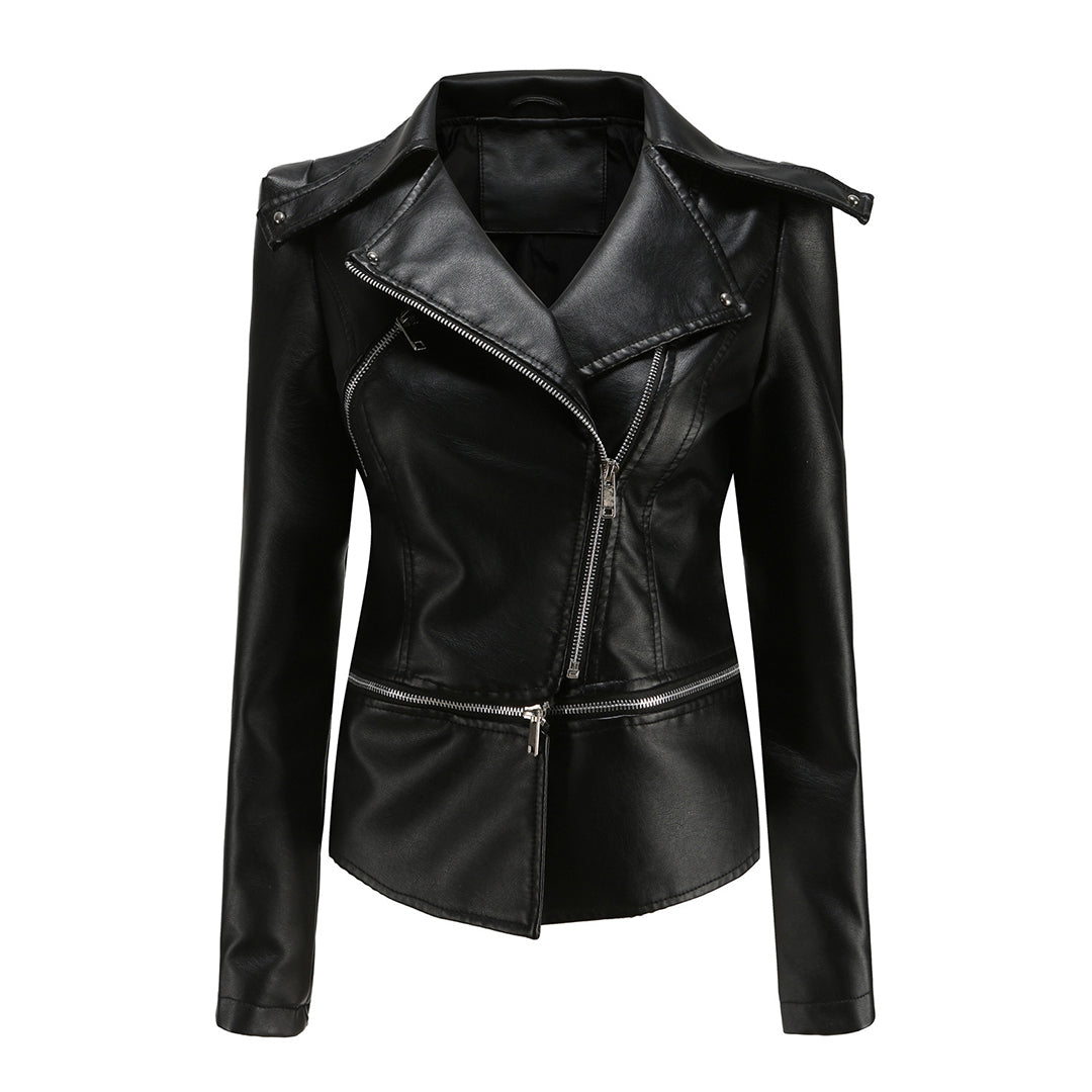 Bruna | Elegant Leather Jacket