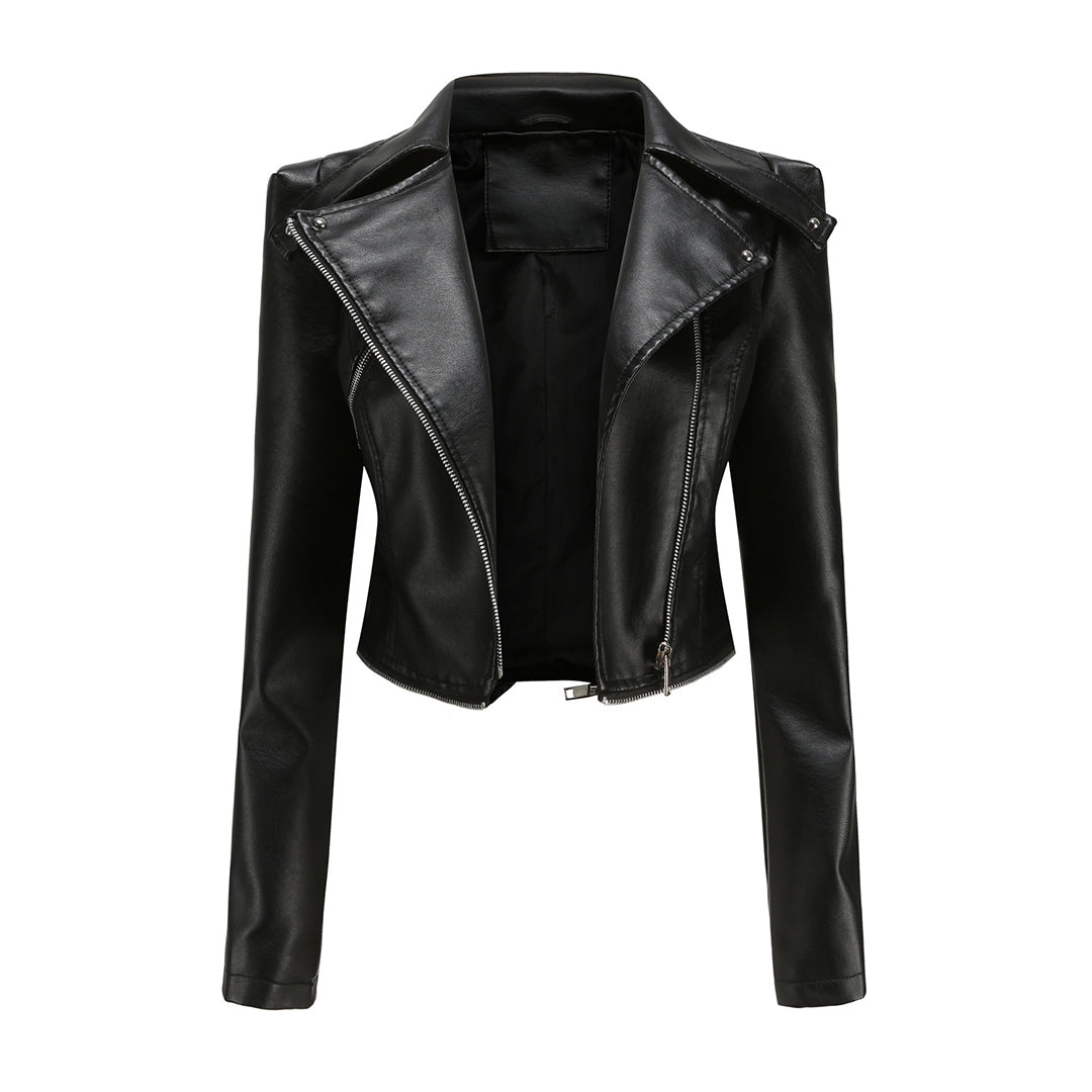 Bruna | Elegant Leather Jacket