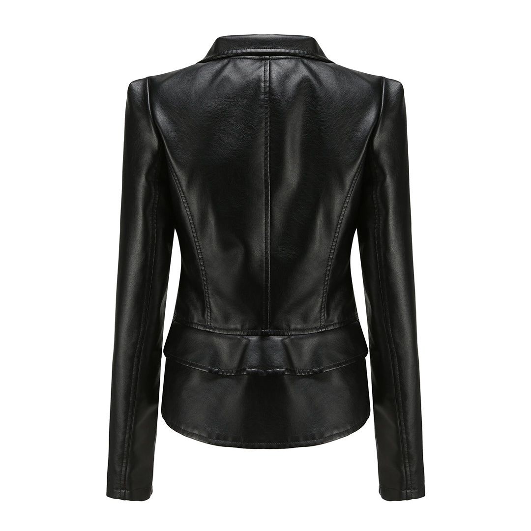 Bruna | Elegant Leather Jacket