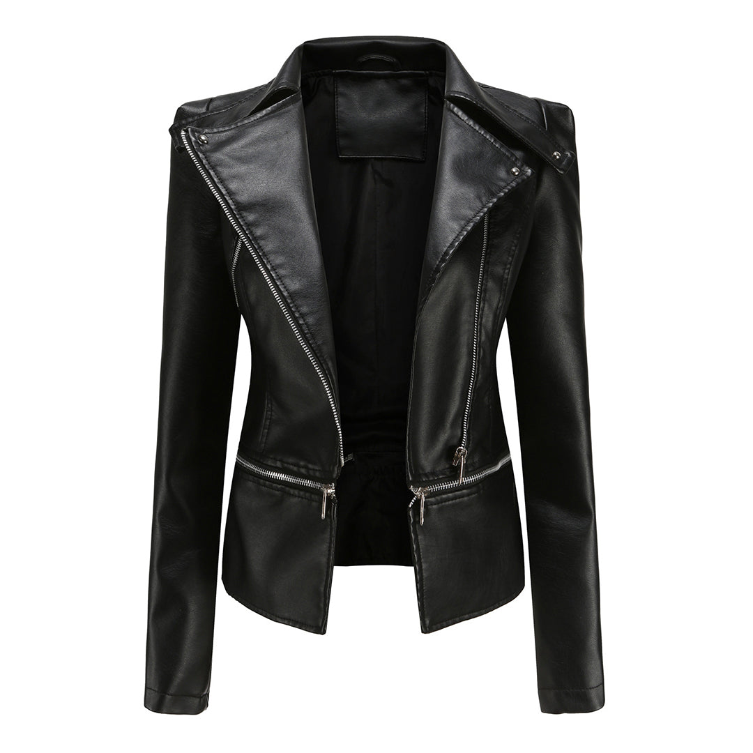 Bruna | Elegant Leather Jacket