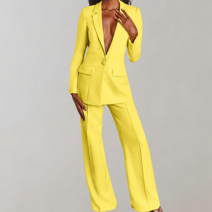 Gretel | Elegant Two-Piece Set: Blazer And Trousers