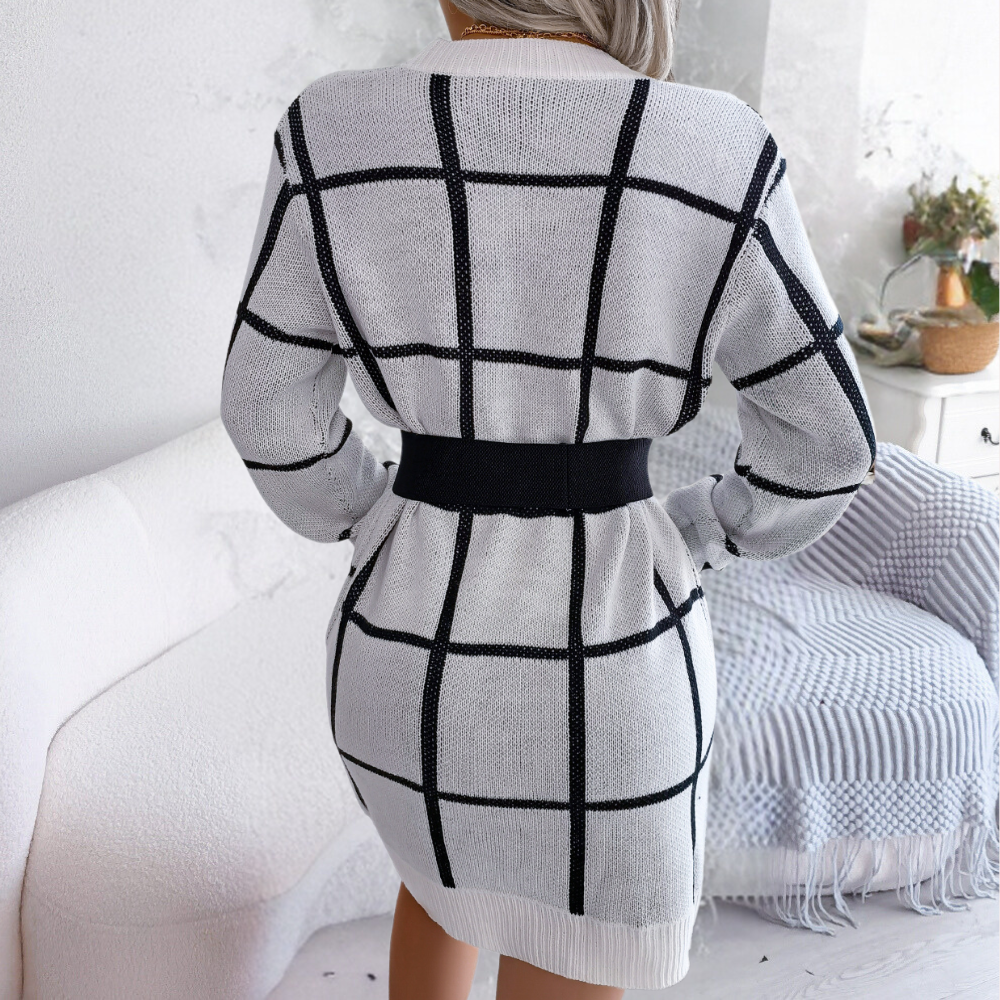 Finley™ | Maglione Stile Vestito a Quadri