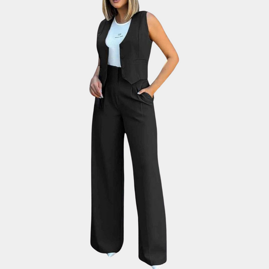 Eliza™ | Set di Gilet e Pantaloni Casual