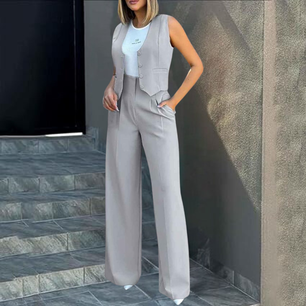 Eliza™ | Set di Gilet e Pantaloni Casual