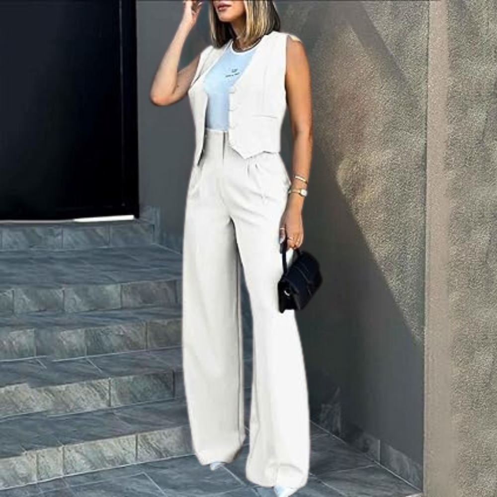 Eliza™ | Set di Gilet e Pantaloni Casual