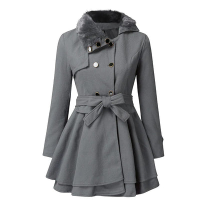 Women's Vintage Trench Coat, Belted