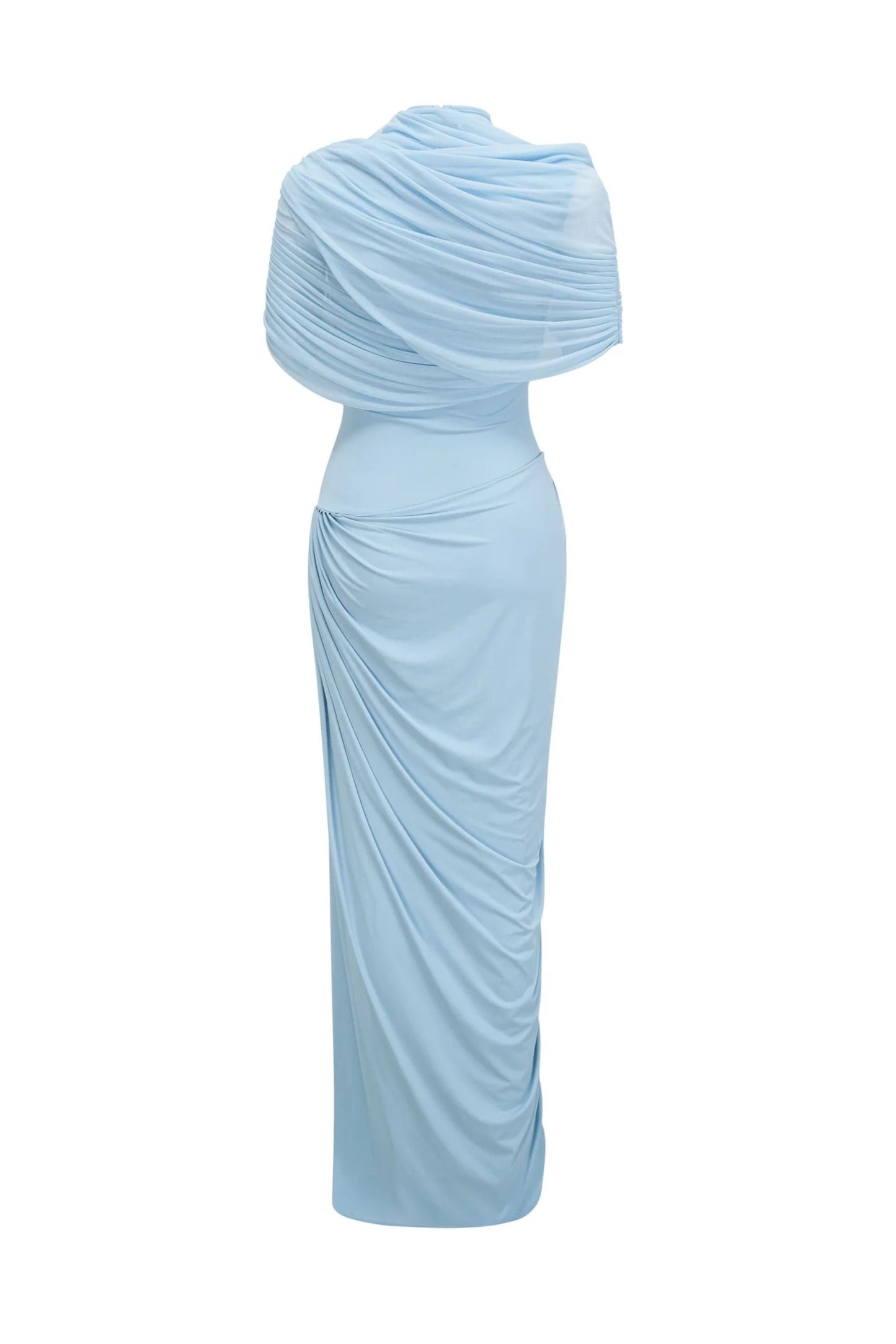 Wren | Vestito Lungo Drappeggiato Asimmetrico