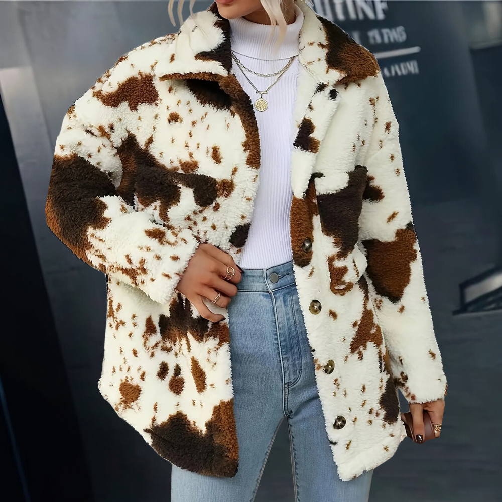 Kaylee™ | Maglione a Stampa di Mucca