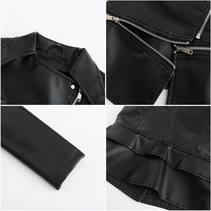Bruna | Elegant Leather Jacket
