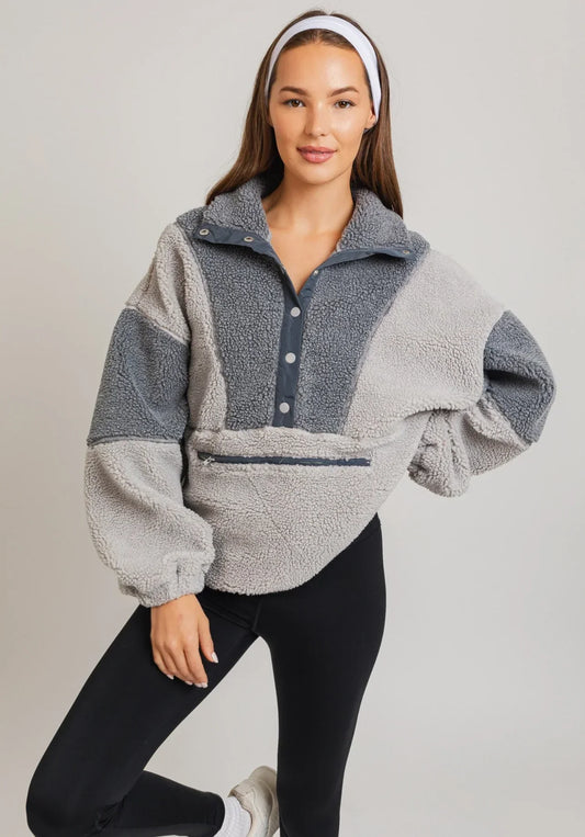 Rue | Pullover Oversized in Sherpa