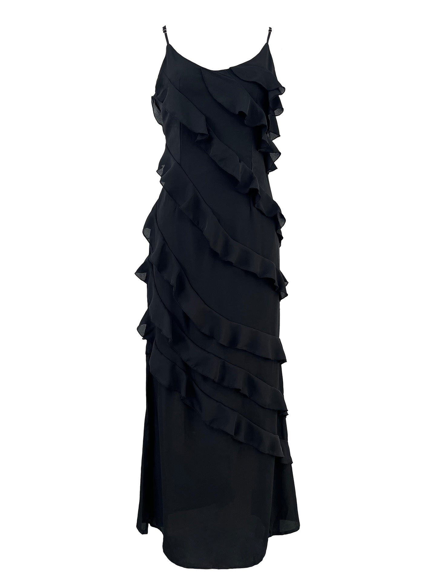 Yelli | Elegante Abito Lungo in Chiffon