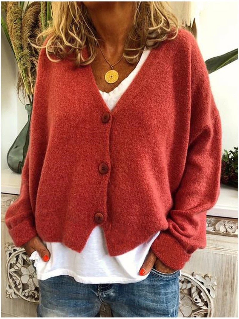 Aria™ | Maglione corto con bottoni
