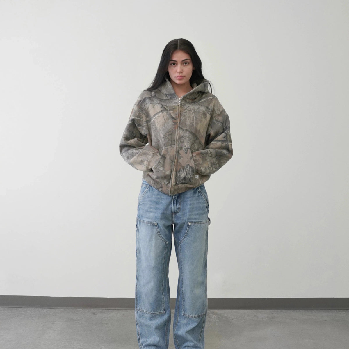 Benjamin | Unisex Camouflage Print Sweatshirt