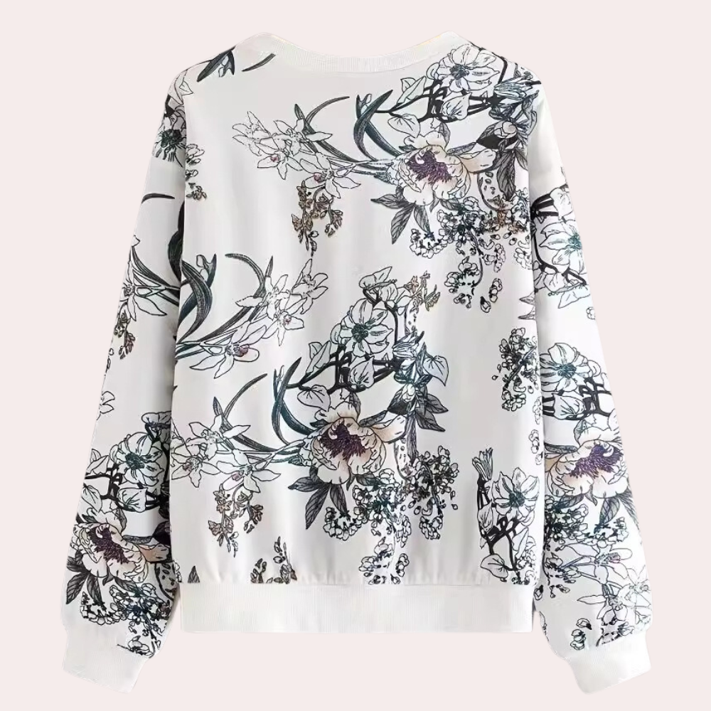 Gracie™ | Maglione Moderno con Stampa Floreale