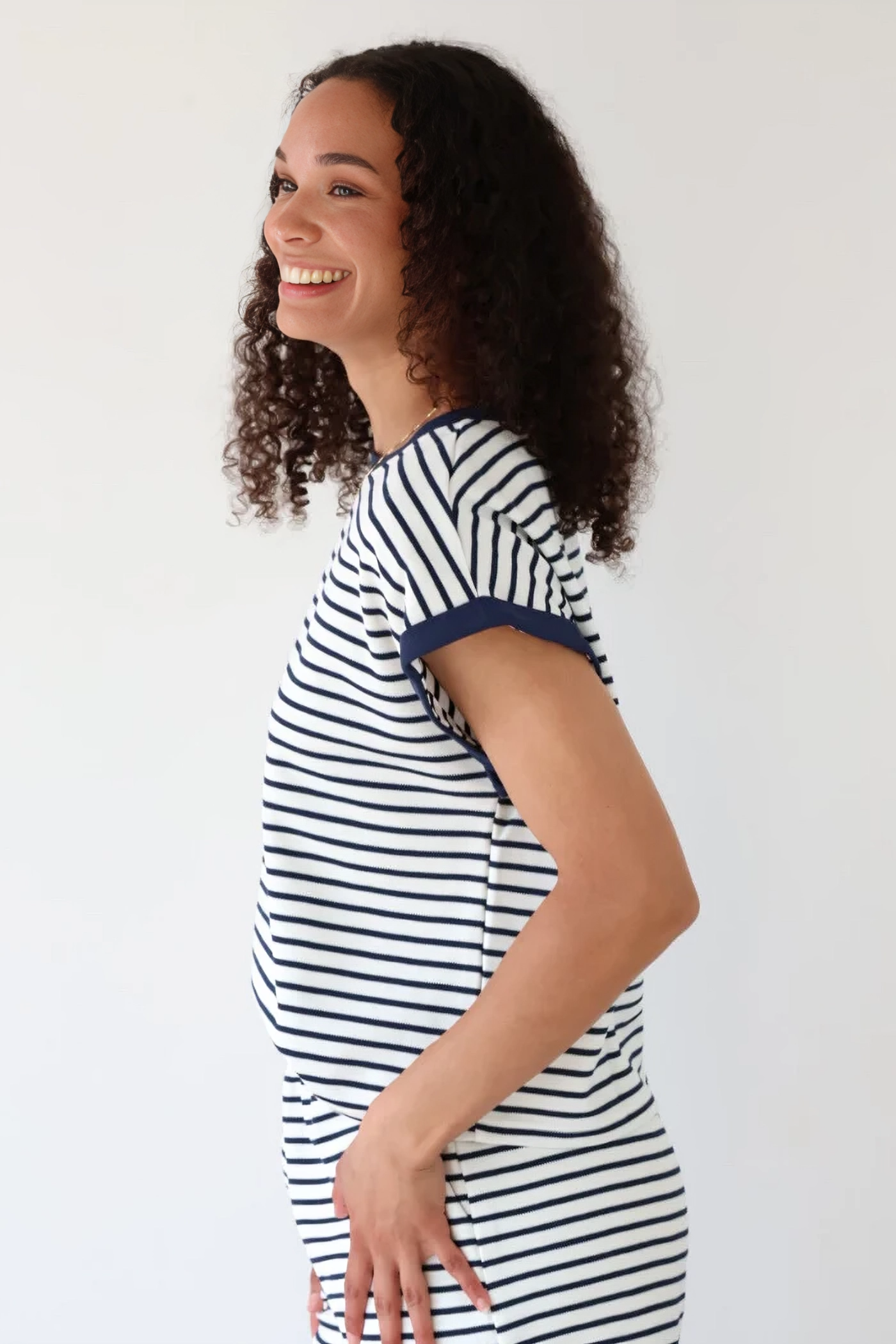 Navy | Pantaloni Corti e Maglietta Coordinata