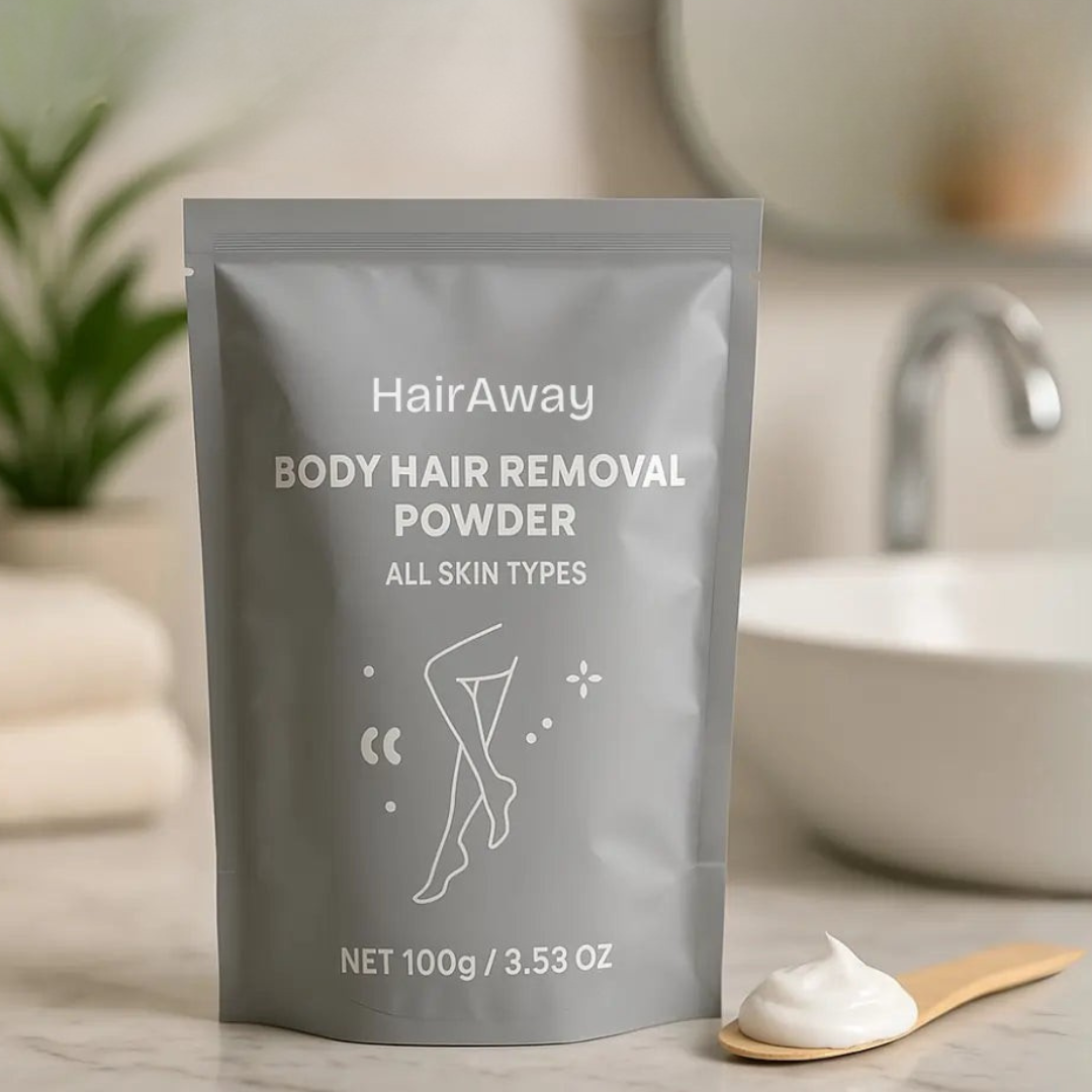 HairAway | Polvere per la Rimozione dei Capelli per una Pelle del Corpo Liscia